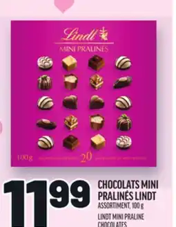 Metro CHOCOLATS MINI PRALINÉS LINDT | LINDT MINI PRALINE CHOCOLATES offer