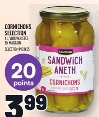 Metro CORNICHONS SELECTION | SELECTION PICKLES offer