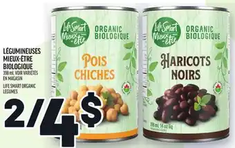 Metro LÉGUMINEUSES MIEUX-ÊTRE BIOLOGIQUE | LIFE SMART ORGANIC LEGUMES offer