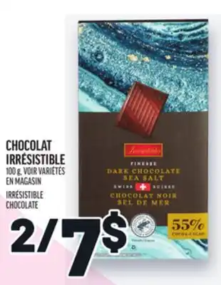 Metro CHOCOLAT IRRÉSISTIBLE | IRRÉSISTIBLE CHOCOLATE offer