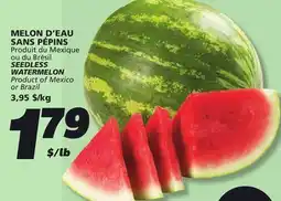 IGA SEEDLESS WATERMELON offer