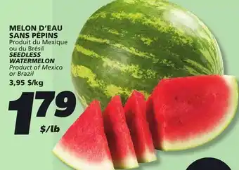 IGA SEEDLESS WATERMELON offer