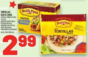 Metro TORTILLAS OLD EL PASO | OLD EL PASO TORTILLAS offer