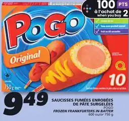 IGA POGO FROZEN FRANKFURTERS IN BATTER offer