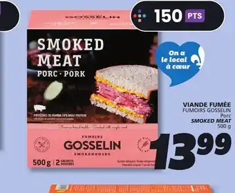 IGA FUMOIRS GOSSELIN SMOKED MEAT offer