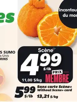 IGA SUMO MANDARINS offer