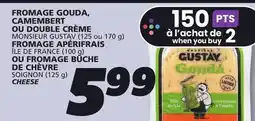 IGA MONSIEUR GUSTAV CHEESE offer