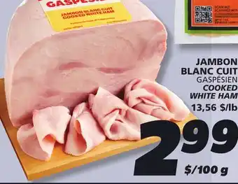 IGA GASPÉSIEN COOKED WHITE HAM offer