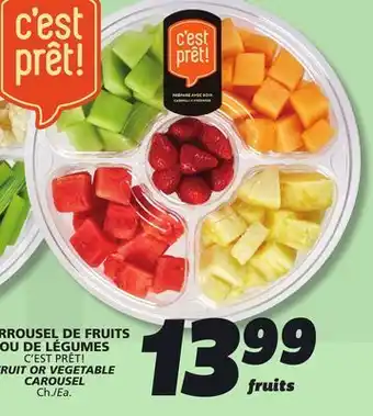 IGA C'EST PRÊT! FRUIT OR VEGETABLE CAROUSEL offer