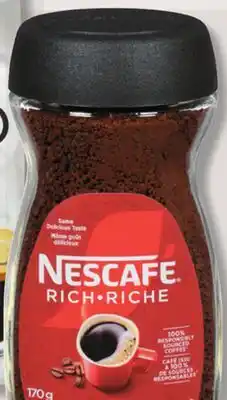 IGA NESCAFÉ RICHE INSTANT COFFEE offer