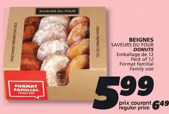 IGA SAVEURS DU FOUR DONUTS offer