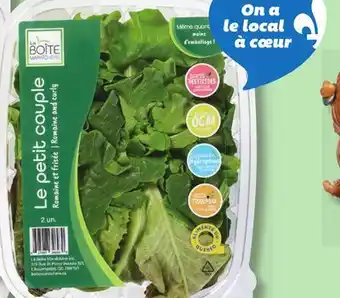 IGA LA BOÎTE MARAÎCHÈRE LEAF LETTUCE DUO offer