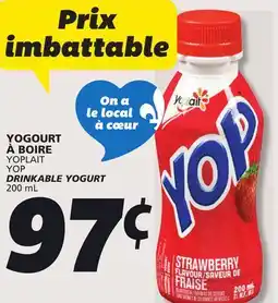 IGA YOPLAIT YOP DRINKABLE YOGURT offer