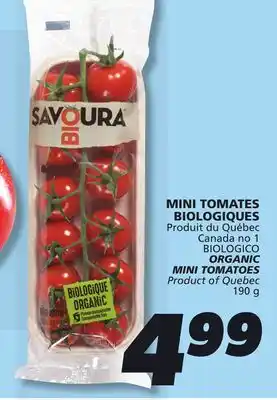 IGA ORGANIC MINI TOMATOES offer