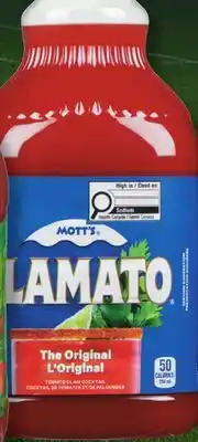 IGA CLAMATO MOTT'S TOMATO CLAM COCKTAIL offer