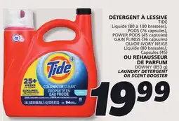 IGA TIDE LAUNDRY DETERGENT OR SCENT BOOSTER offer