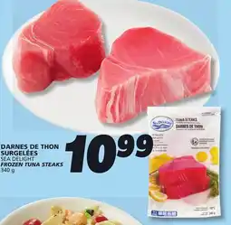 IGA SEA DELIGHT FROZEN TUNA STEAKS offer