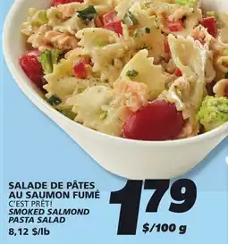 IGA C'EST PRÊT! SMOKED SALMOND PASTA SALAD offer