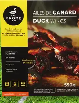 IGA LAC BROME FROZEN DUCK WINGS offer