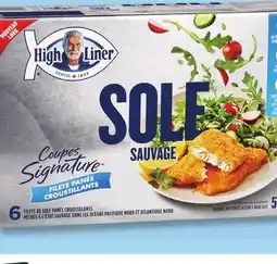 IGA HIGH LINER FROZEN BREADED FISH FILLETS offer