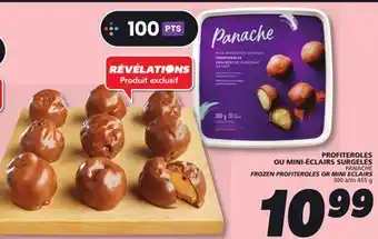 IGA PANACHE FROZEN PROFITEROLES OR MINI ECLAIRS offer