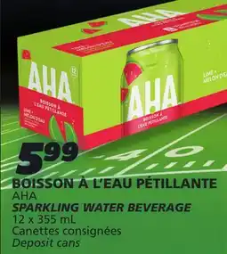 IGA AHA SPARKLING WATER BEVERAGE offer