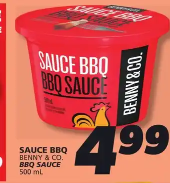 IGA BENNY & CO. BBQ SAUCE offer