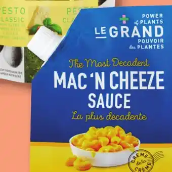 IGA LE GRAND MAC'N CHEESE SAUCE offer