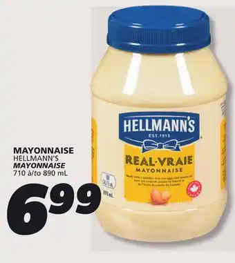 IGA HELLMANN'S MAYONNAISE offer