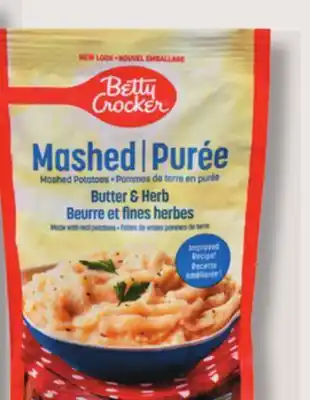 IGA BETTY CROCKER MASHED OR SCALLOPED POTATOES offer