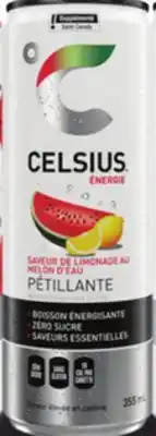 IGA CELSIUS ÉNERGIE CAFFEINATED ENERGY DRINK offer