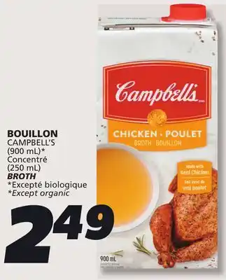 IGA CAMPBELL'S BROTH offer