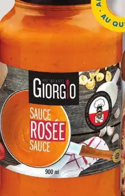 IGA GIORGIO PASTA SAUCE offer