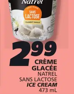 IGA NATREL ICE CREAM offer