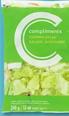 IGA COMPLIMENTS GARDEN SALAD offer