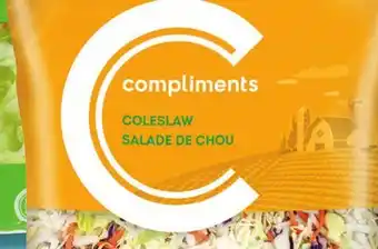 IGA COMPLIMENTS COLESLAW OR GARDEN SALAD offer