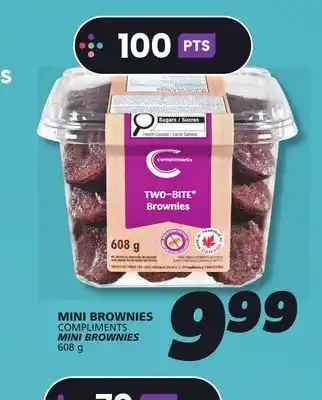 IGA COMPLIMENTS MINI BROWNIES offer