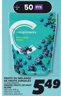 IGA COMPLIMENTS FROZEN FRUITS OR FRUIT BLEND offer