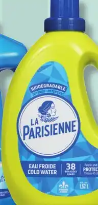 IGA LA PARISIENNE LIQUID LAUNDRY DETERGENT OR FABRIC SOFTENER offer