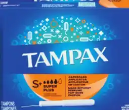 IGA TAMPAX TAMPONS offer