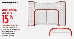 Canadian Tire WinnWell Selected Street Hockey Equipment offer