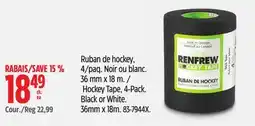 Canadian Tire Renfrew Hockey Tape, 4-Pack offer