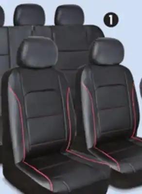 Canadian Tire AutoTrends Red Piping Sport Seat Cover Kit offer