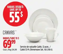 Canadian Tire CANVAS Caleb 12-Pc Dinnerware Set offer