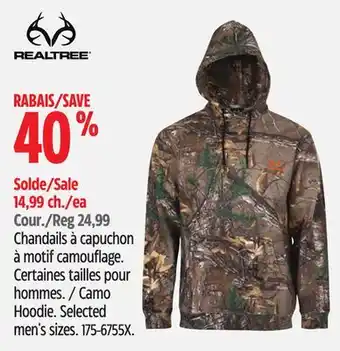 Canadian Tire Realtree Camo Hoodie offer