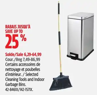 Canadian Tire Selected Cleaning Tools and Indoor Garbage Bins offer