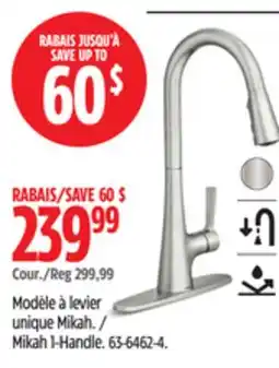 Canadian Tire Moen Mikah 1-Handle offer