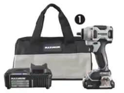 Canadian Tire MAXIMUM 20V Brushless 3⁄˝ Compact Impact Wrench Kit offer