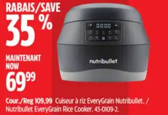 Canadian Tire Nutribullet EveryGrain Rice Cooker offer