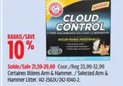 Canadian Tire Selected Arm & Hammer Litter offer